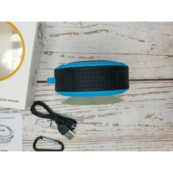 Blue Wireless Bluetooth Speaker Outdoor Sports Portable Small Stereo Waterproof - Picture 7 of 12